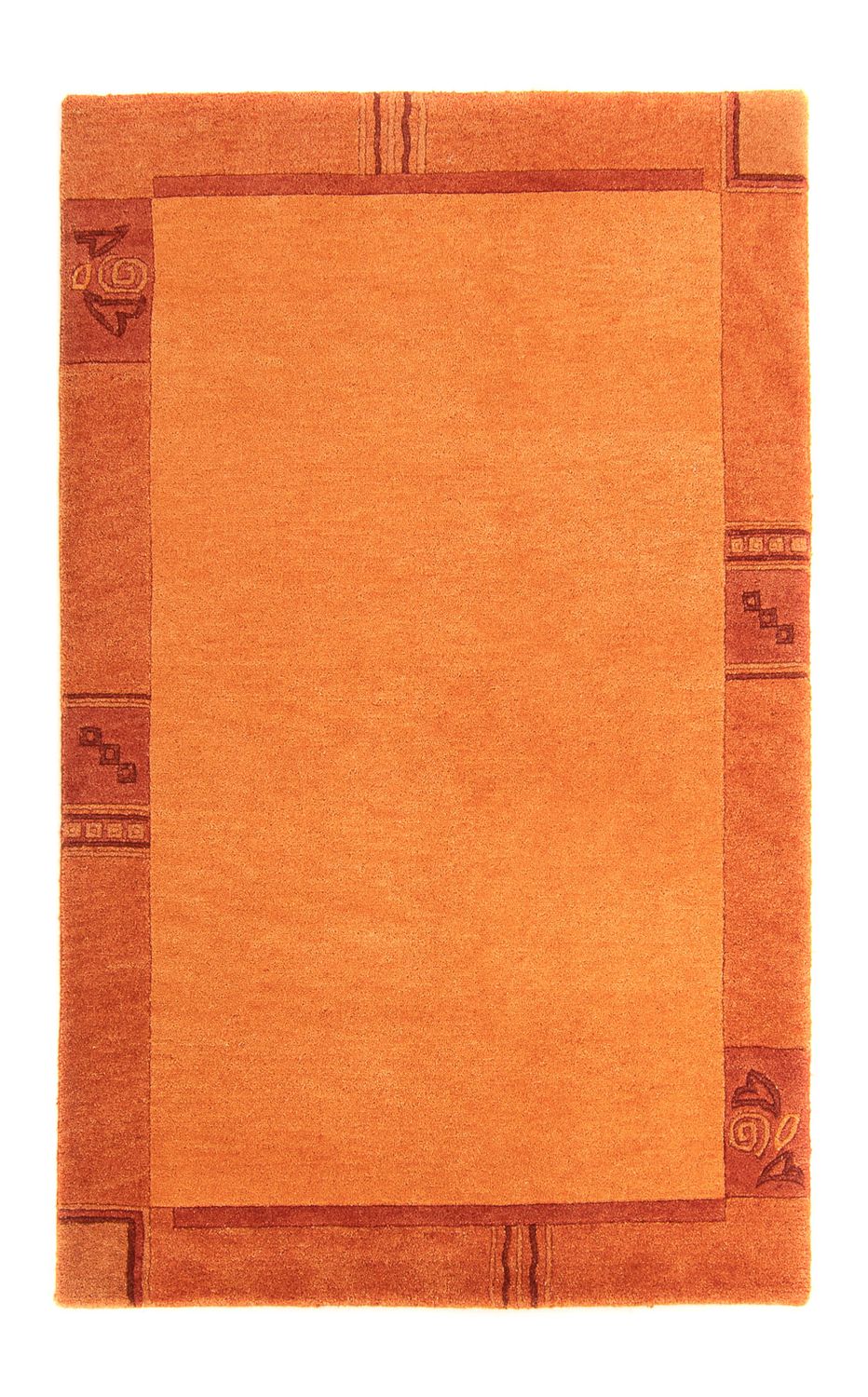Nepal mattan - 180 x 117 cm - orange