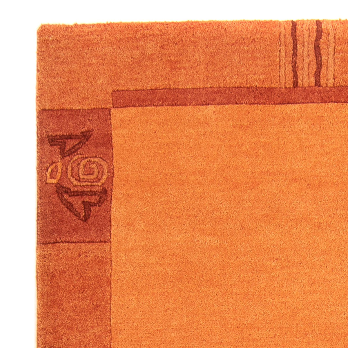 Nepal mattan - 180 x 117 cm - orange