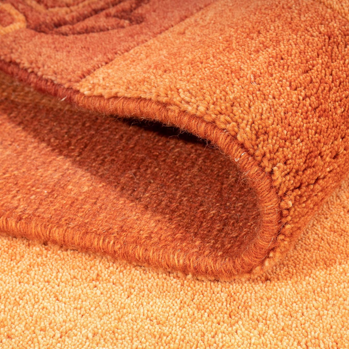 Nepal mattan - 180 x 117 cm - orange