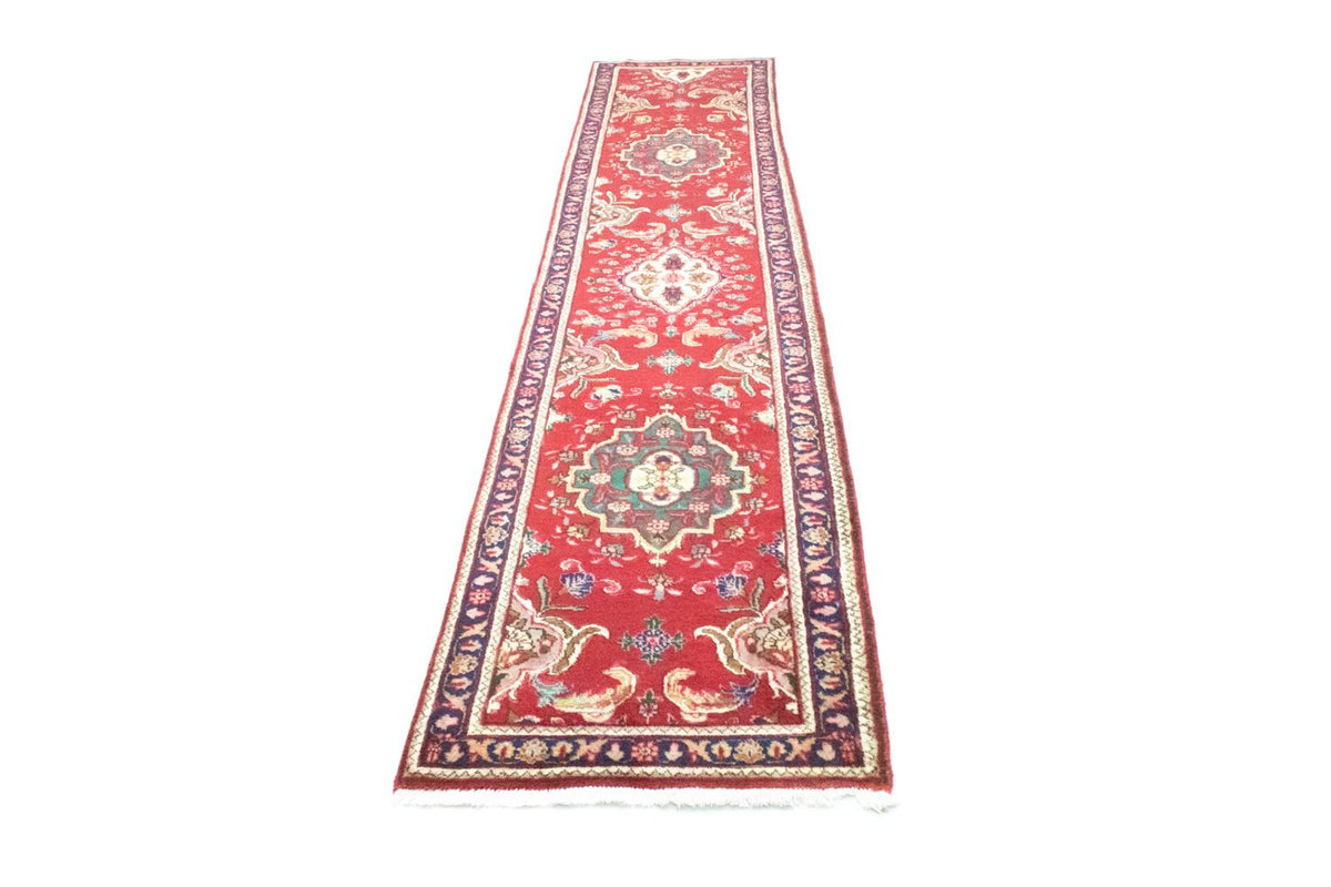 Runner Persisk matta - Tabriz - 417 x 85 cm - röd