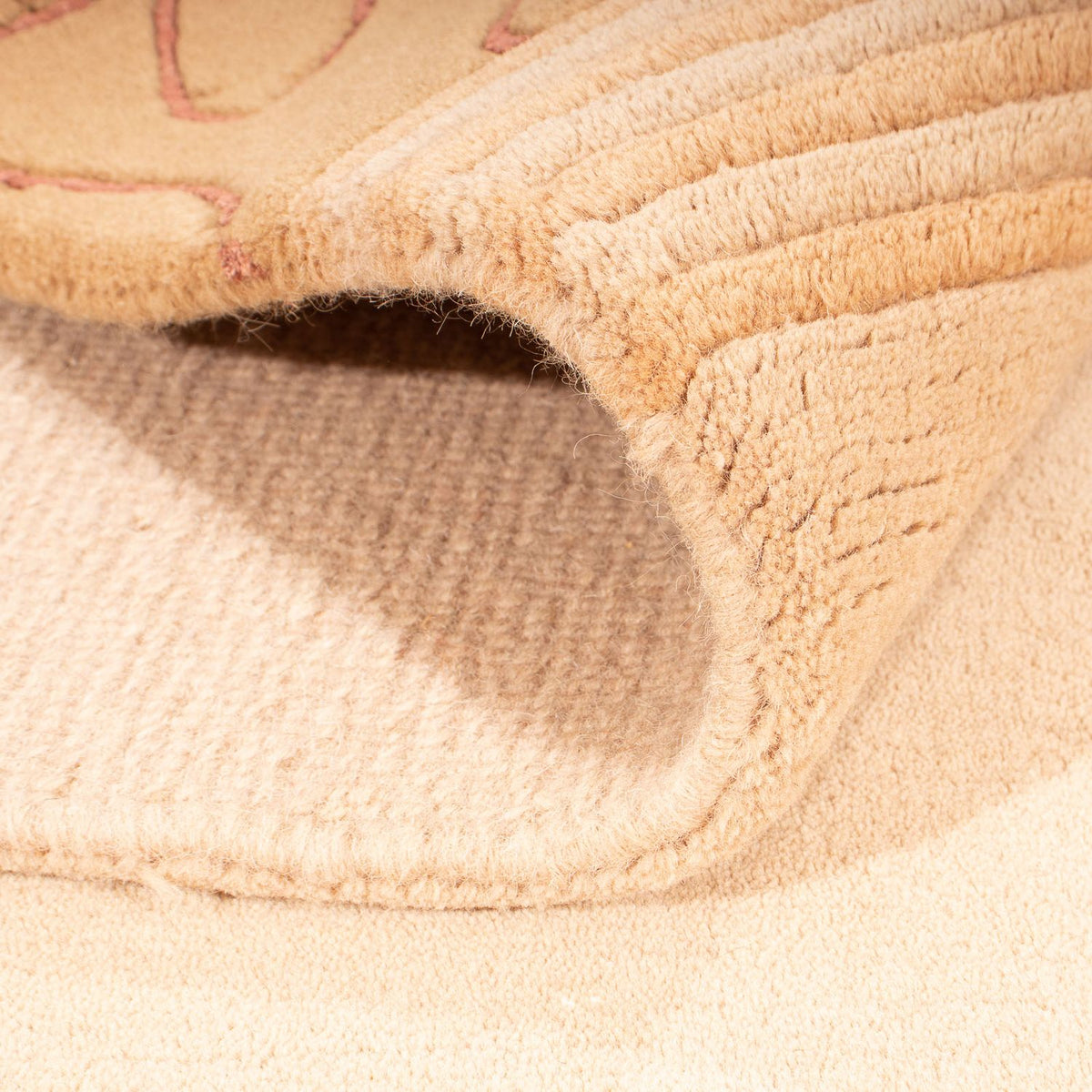 Nepal mattan - 200 x 144 cm - ljusbrun