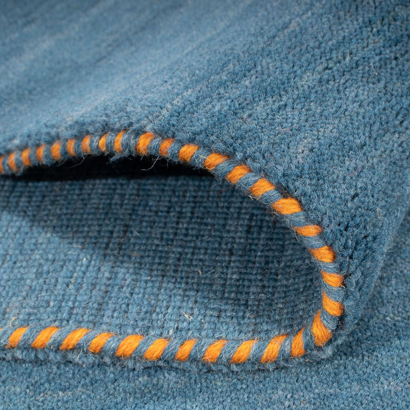 Nepal mattan - 203 x 142 cm - blå