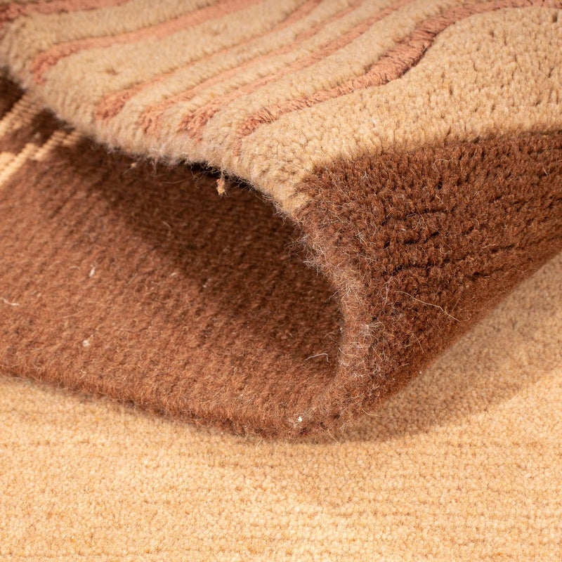 Nepal mattan - 196 x 147 cm - ljusbrun