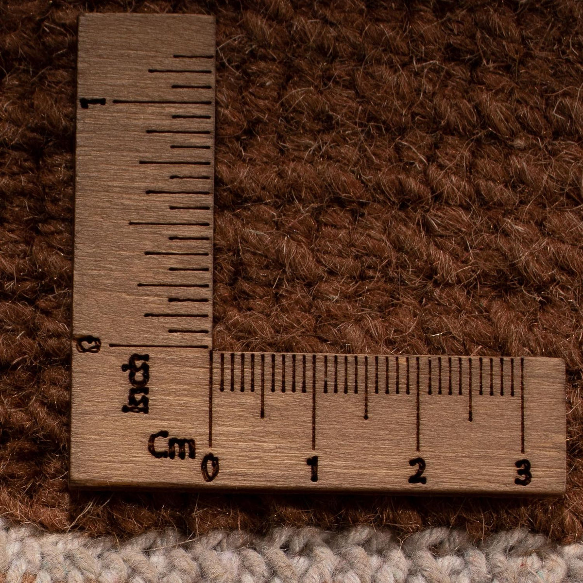 Nepal mattan - 196 x 147 cm - ljusbrun