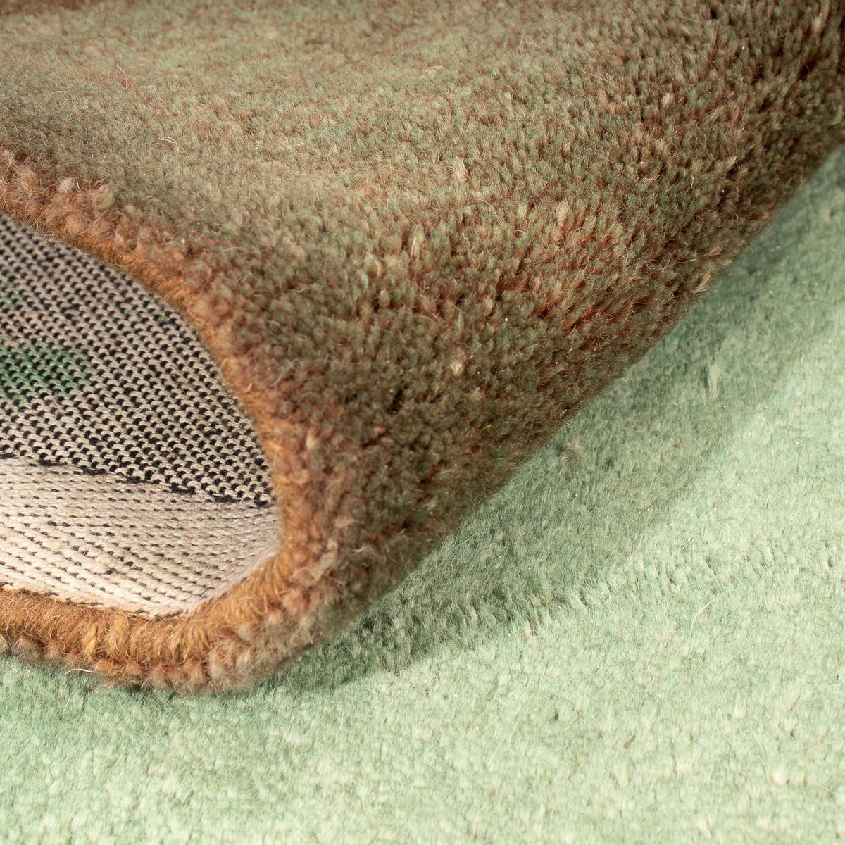 Ullmatta - 193 x 137 cm - grön