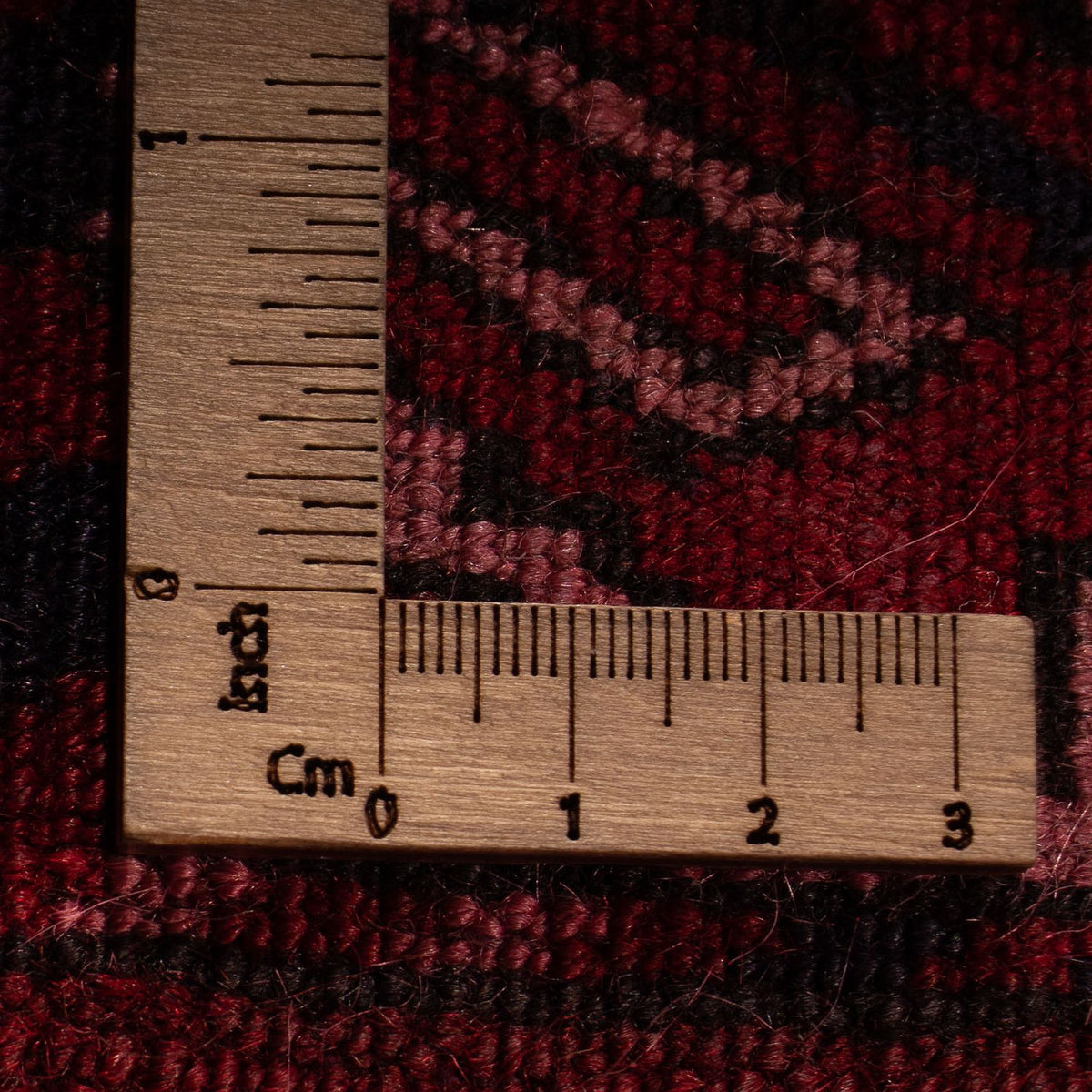 Afghansk matta - 323 x 279 cm - röd