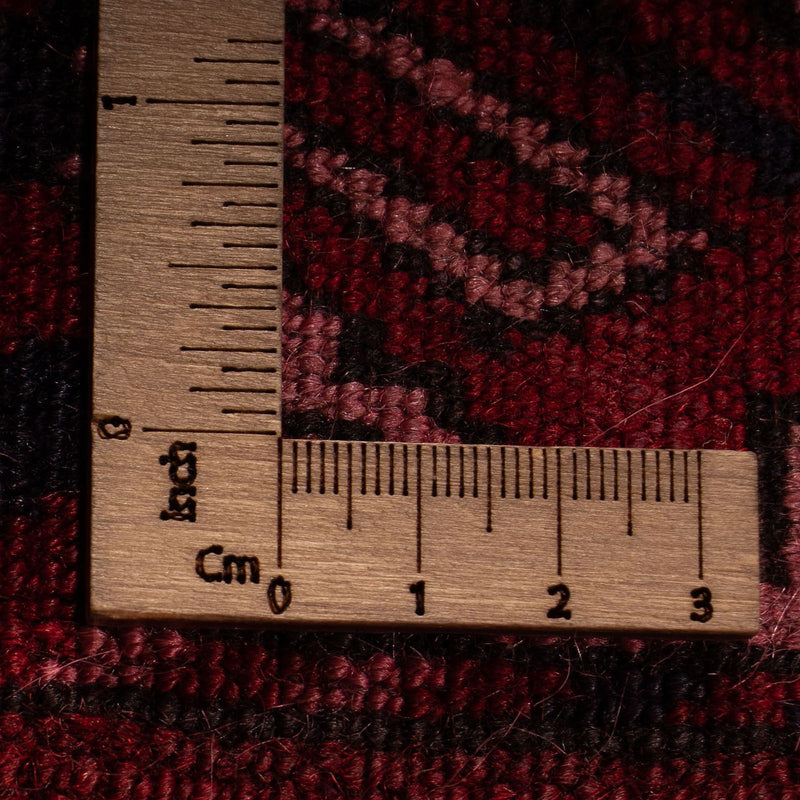 Afghansk matta - 323 x 279 cm - röd