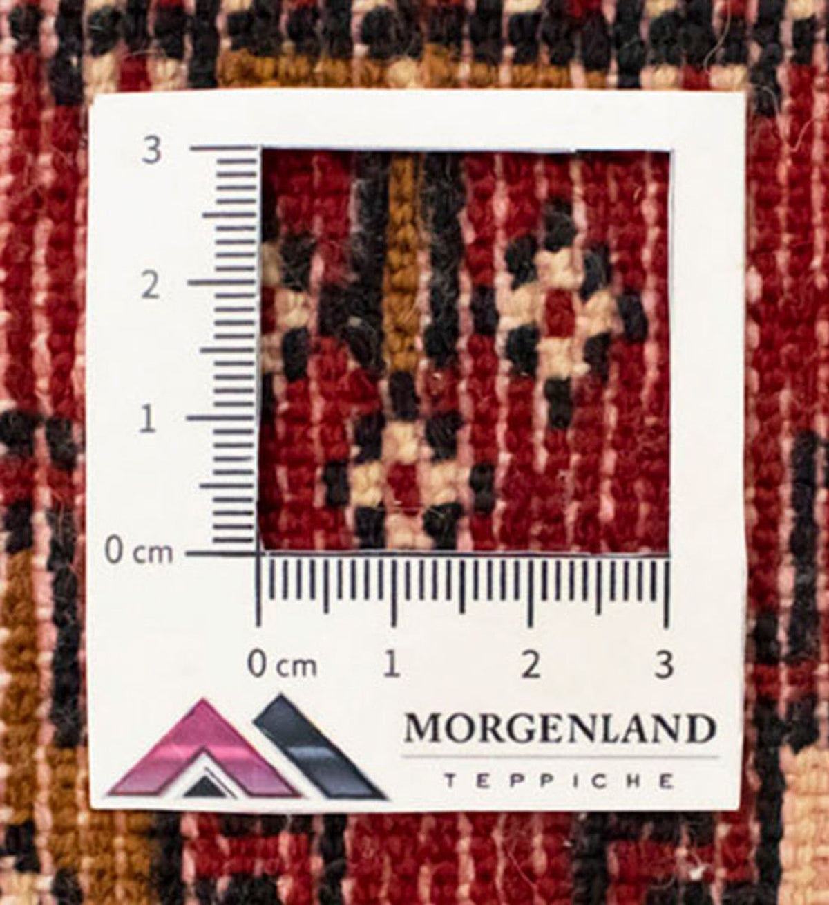 Turkaman-matta - 130 x 60 cm - röd