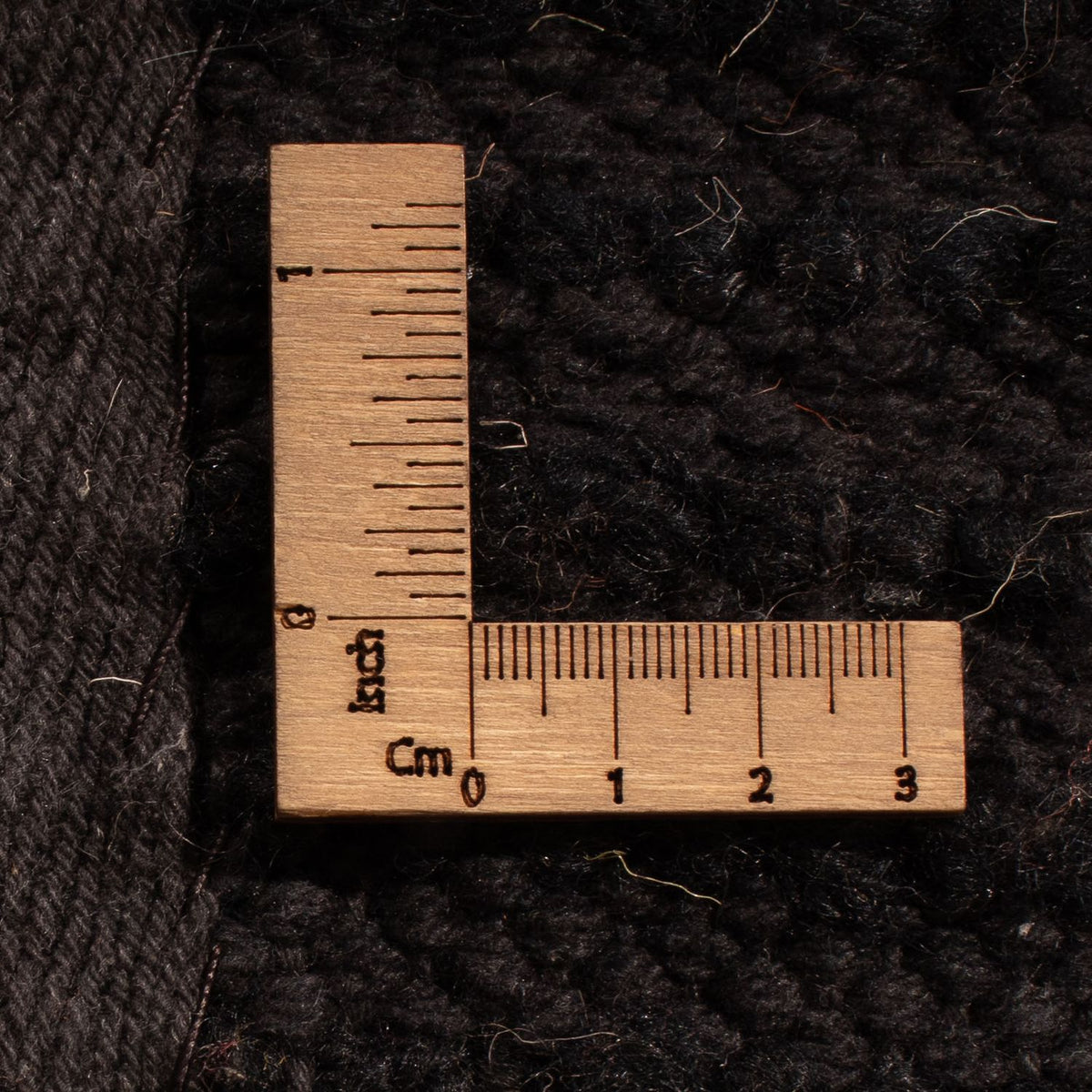 Hög luggmatta - 216 x 150 cm - svart