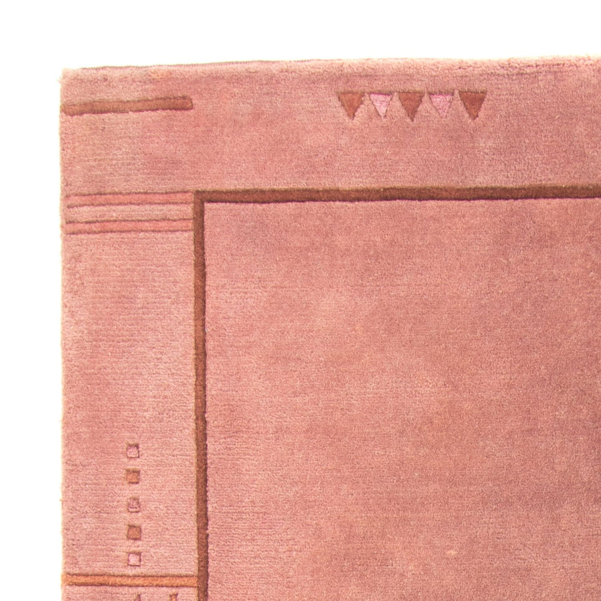 Nepal mattan - 223 x 160 cm - ljusbrun