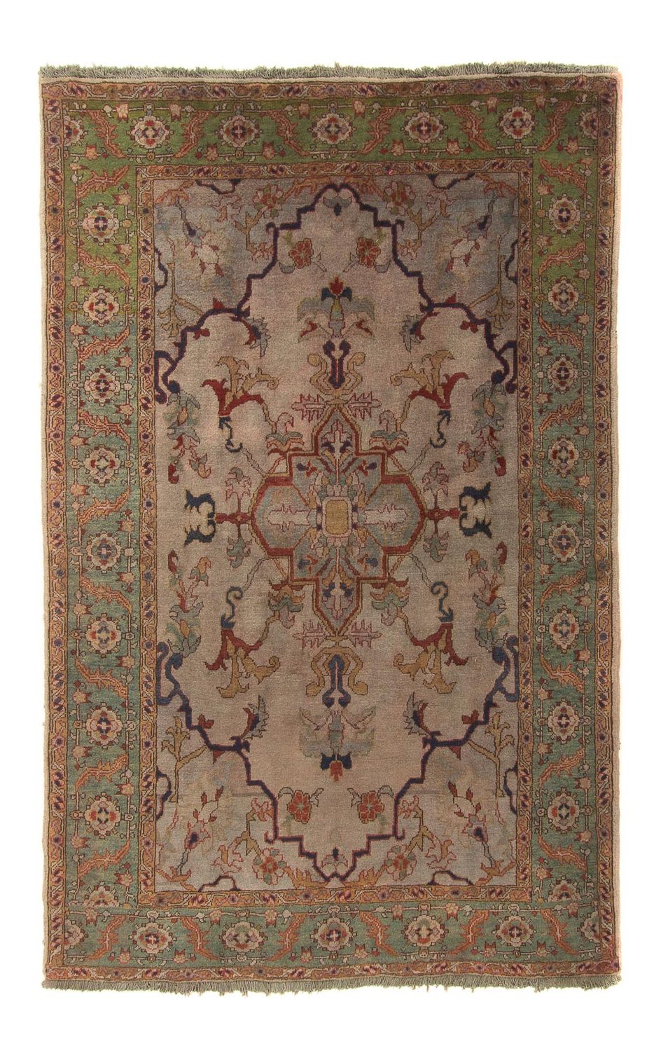 Persiska mattor - Keshan - 220 x 160 cm - ljus mocca