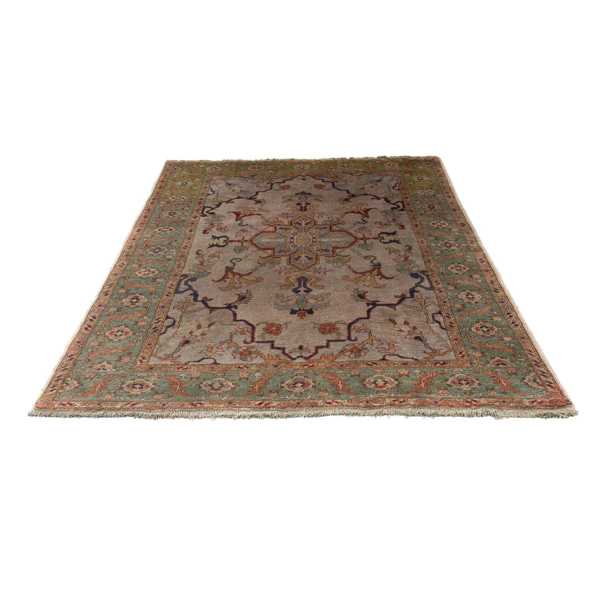 Persiska mattor - Keshan - 220 x 160 cm - ljus mocca