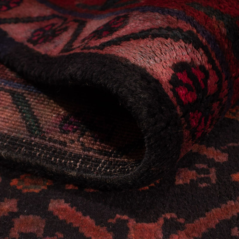 Persisk matta - Nomadic - 300 x 155 cm - mörkröd