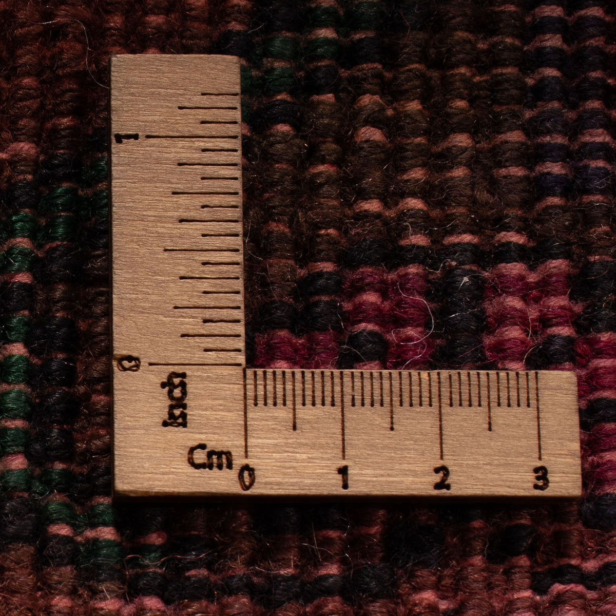 Persisk matta - Nomadic - 300 x 155 cm - mörkröd