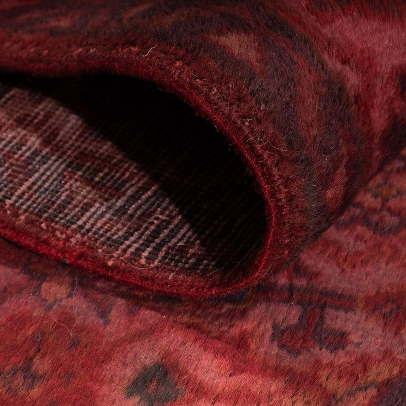 Runner Persisk matta - Nomadic - 323 x 115 cm - mörkröd