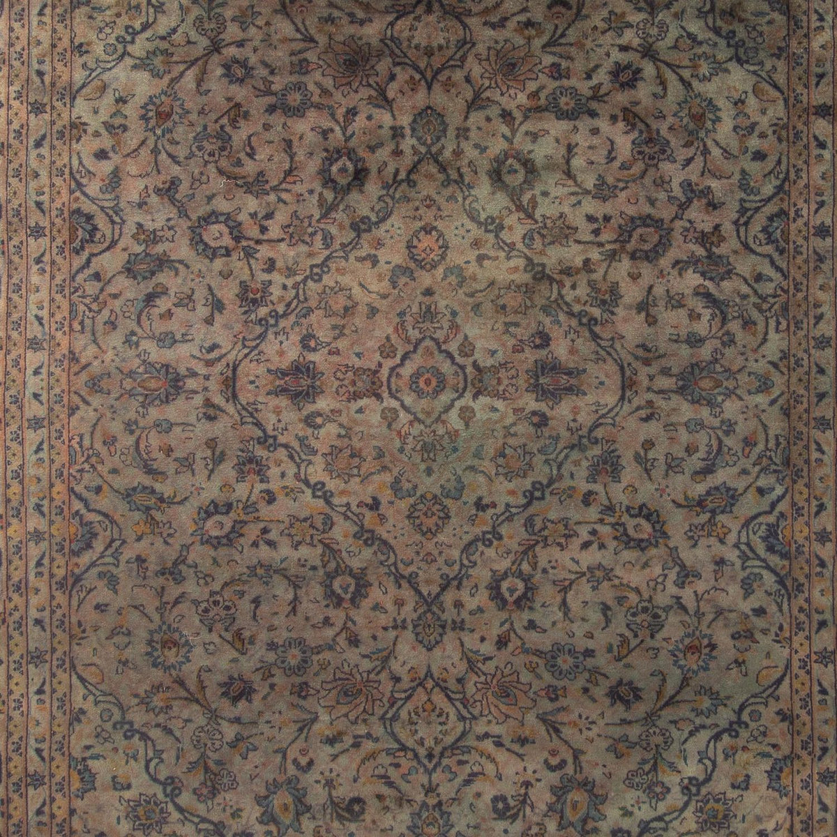 Persiska mattor - Keshan - 350 x 250 cm - mörkbrun