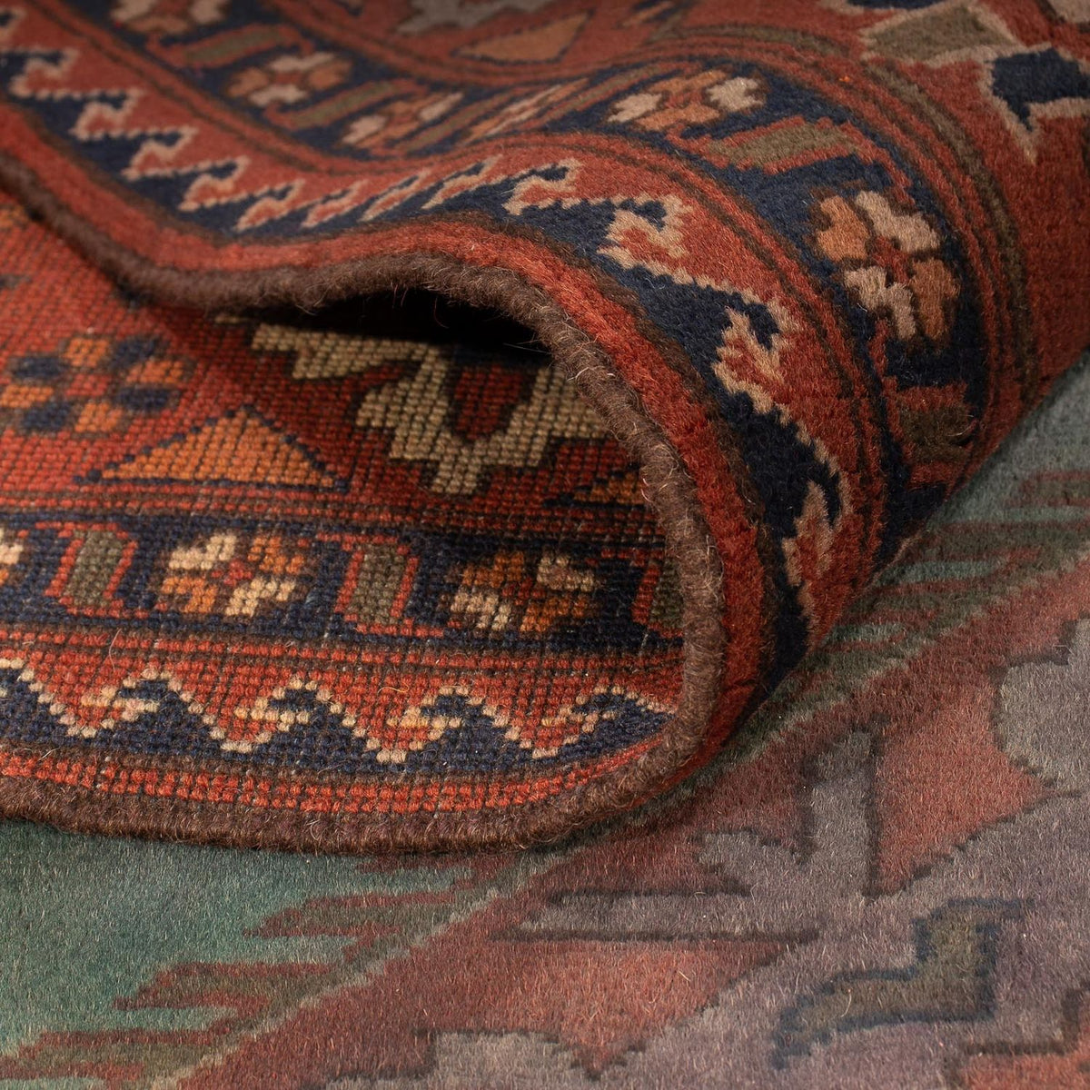 Afghansk matta - Hatshlu - 307 x 220 cm - brun