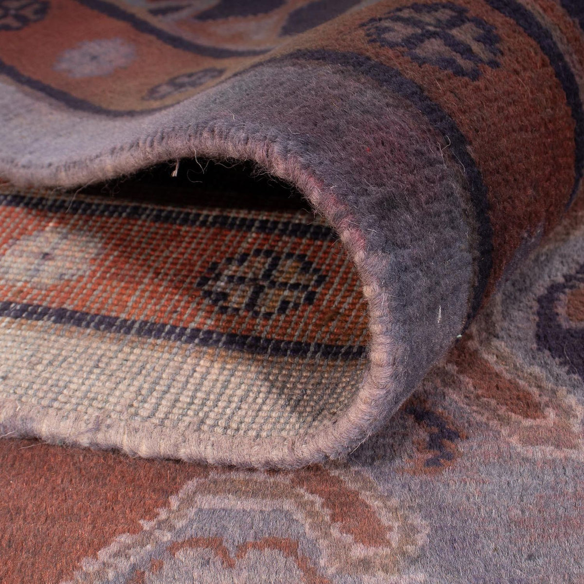 Persisk matta - Nomadic - 340 x 250 cm - mörkbrun