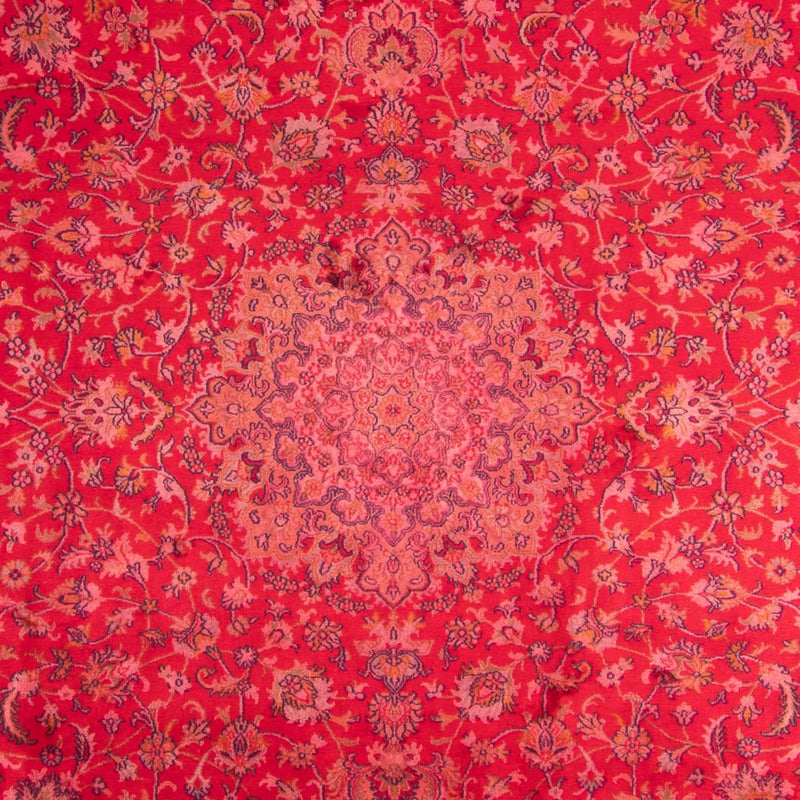 Sidenmatta - Kashmir Silk - 330 x 234 cm - röd