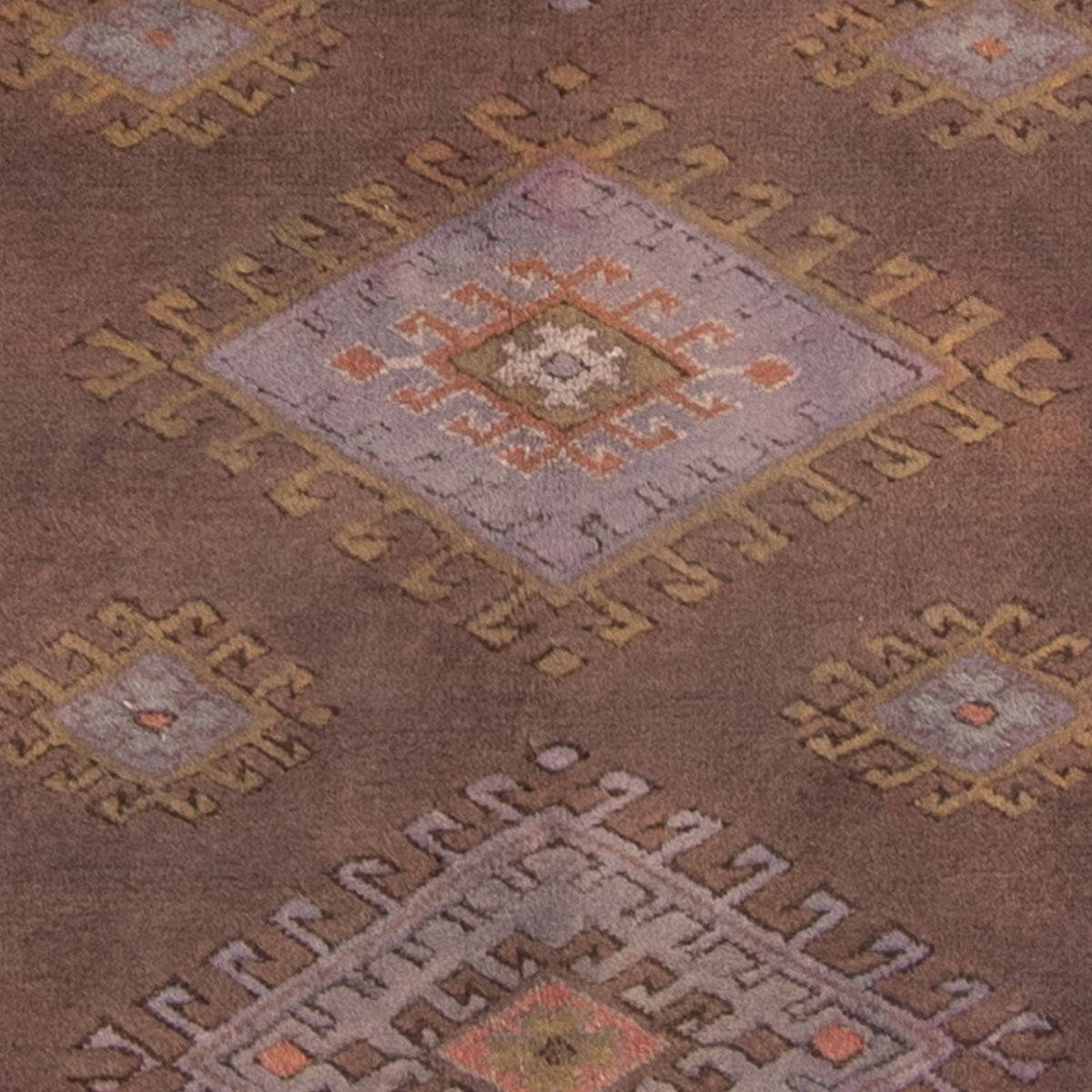 Pakistanska mattan - 285 x 200 cm - mörkbrun