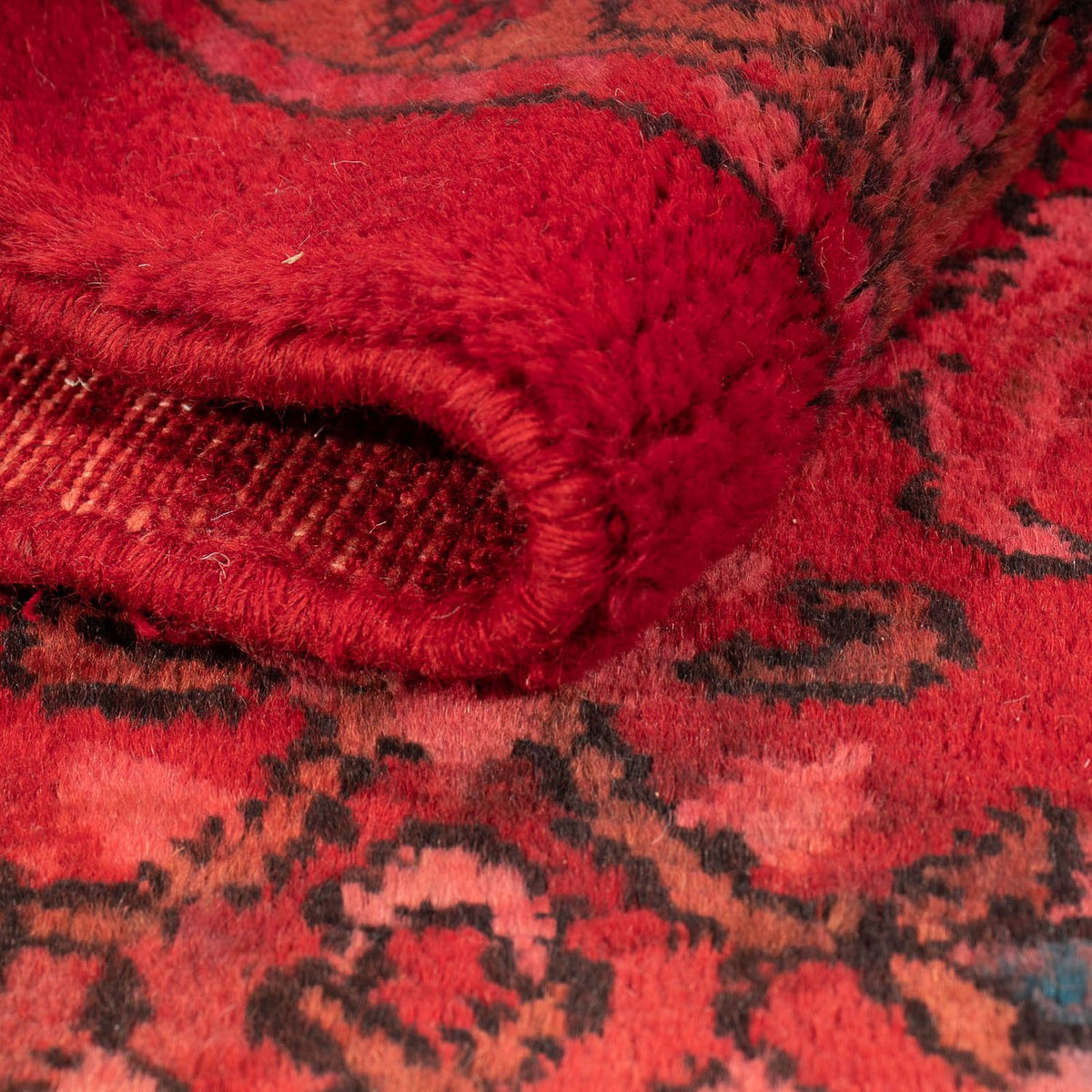 Persisk matta - Nomadic - 342 x 212 cm - mörkröd