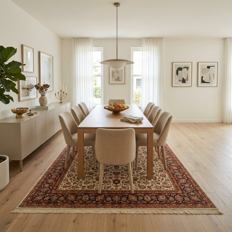 Indo Sarouk Mattan 380x260cm - Oriental Carpet