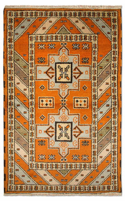 Oriental Carpet - 149 x 93 cm - orange