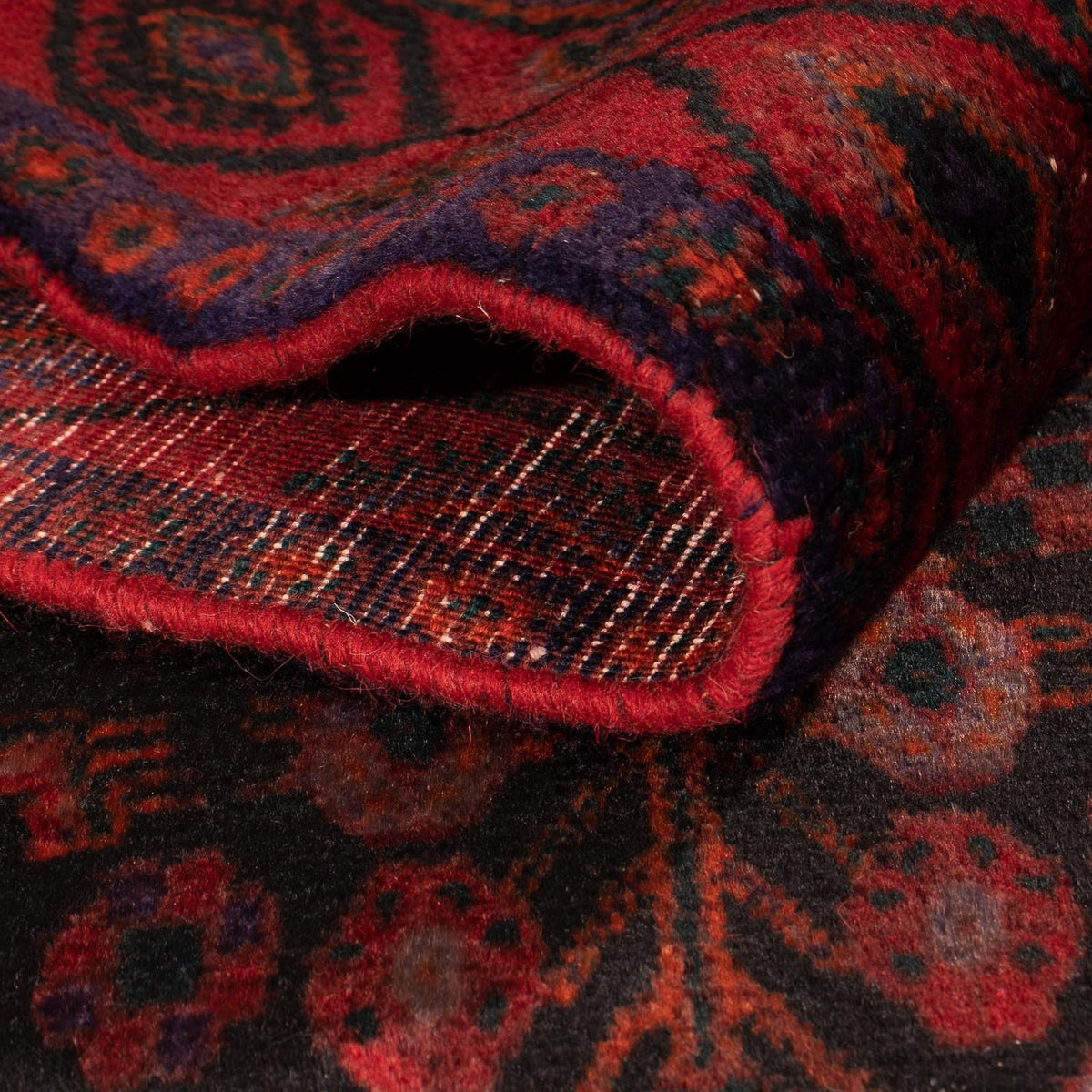 Runner Persisk matta - Nomadic - 380 x 146 cm - mörkblå