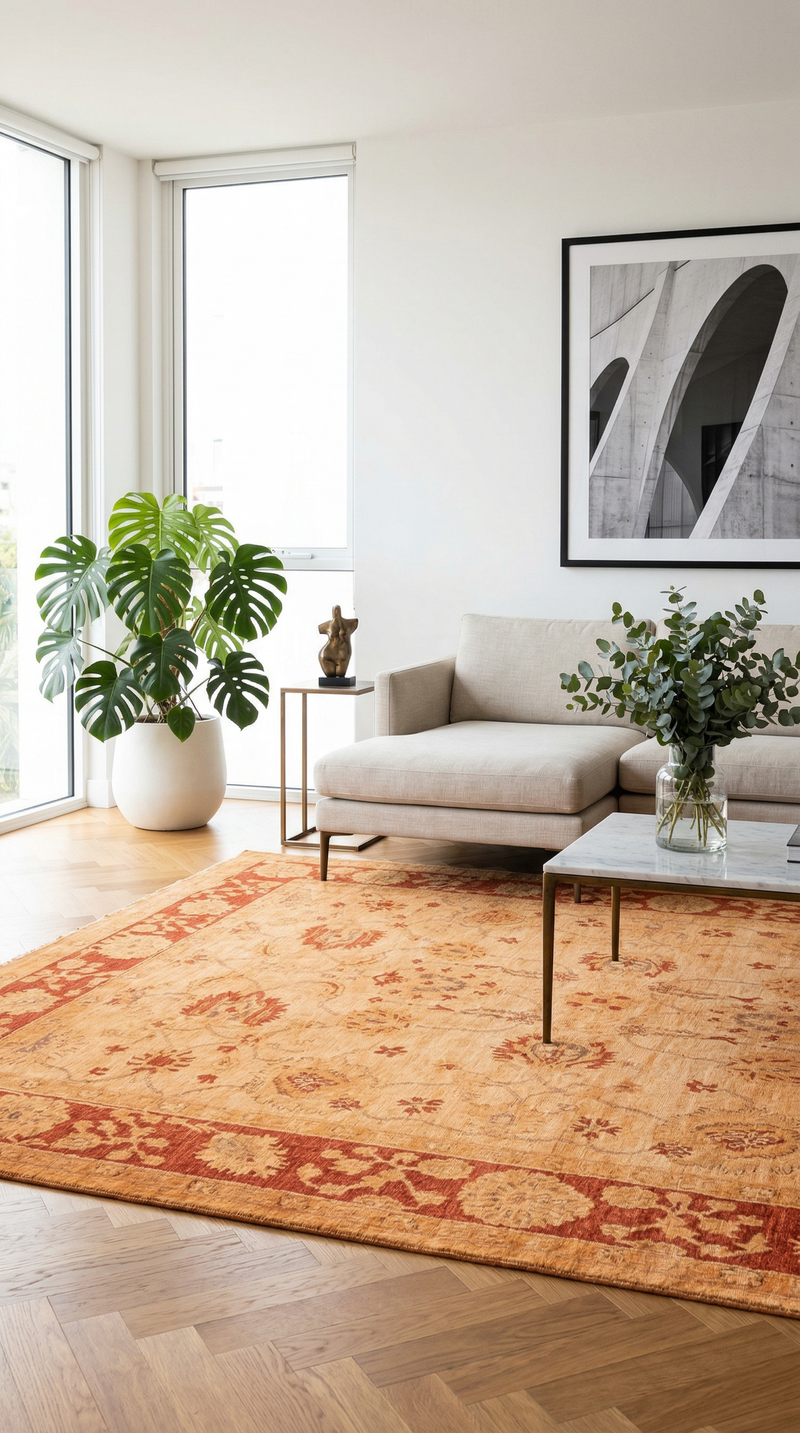 Ziegler Carpet - 300 x 200 cm - orange