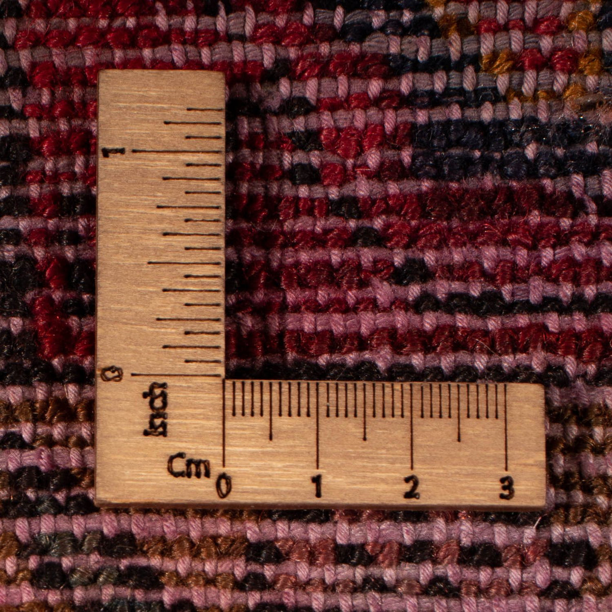 Persisk matta - Nomadic - 330 x 180 cm - mörkröd