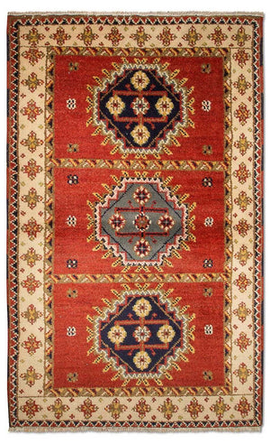 Oriental Carpet - 153 x 93 cm - röd