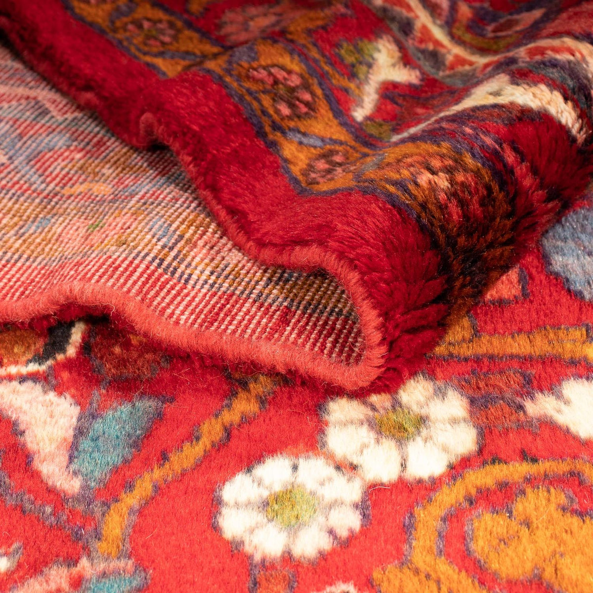 Persisk matta - Nomadic - 460 x 326 cm - mörkröd