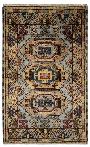 Oriental Carpet - 151 x 92 cm - ljusblå