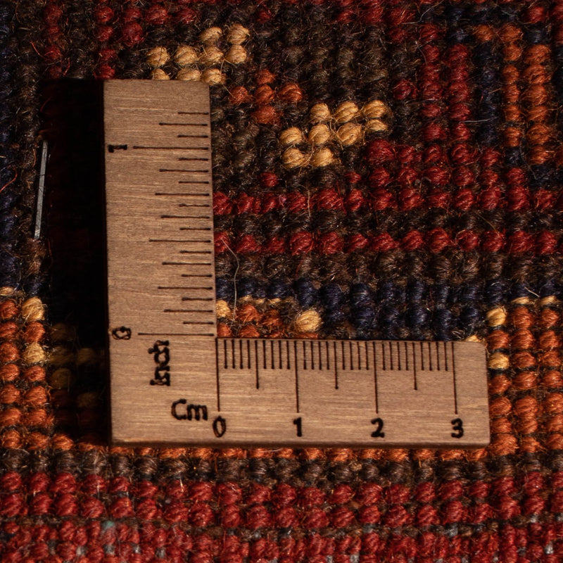 Afghansk matta - Hatshlu - 396 x 306 cm - mörkröd