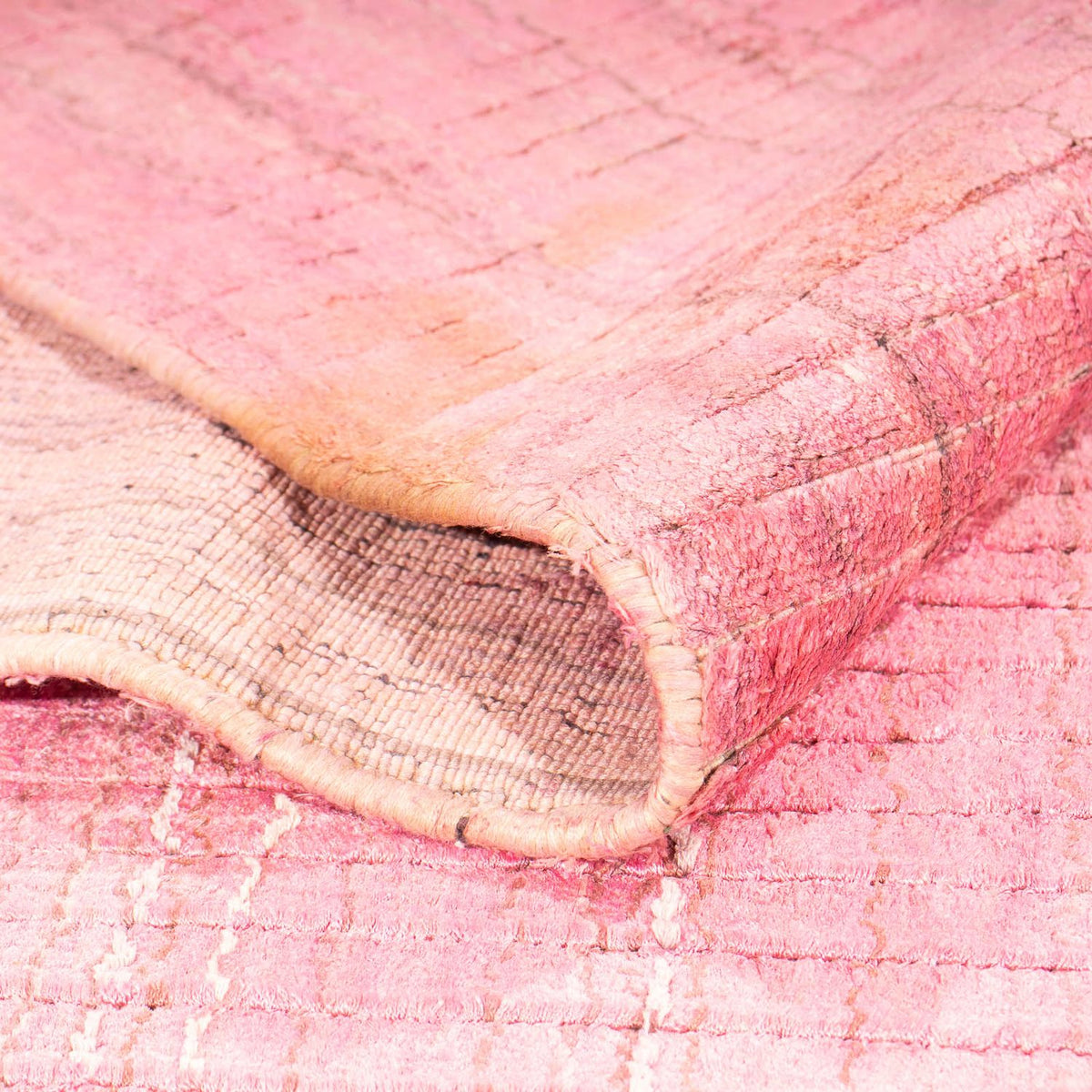 Viskosmatta - 306 x 230 cm - rosa