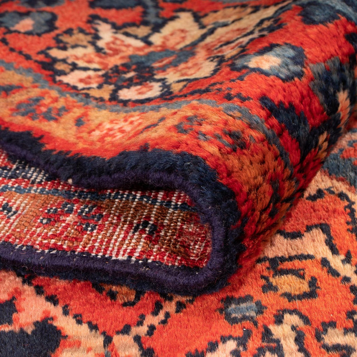 Persisk matta - Nomadic - 364 x 197 cm - mörkblå