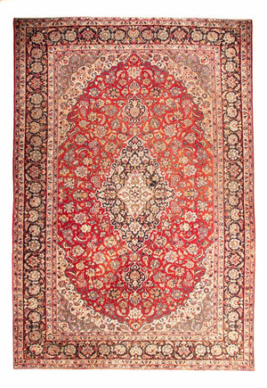 Persisk matta - Tabriz - 400 x 277 cm - röd