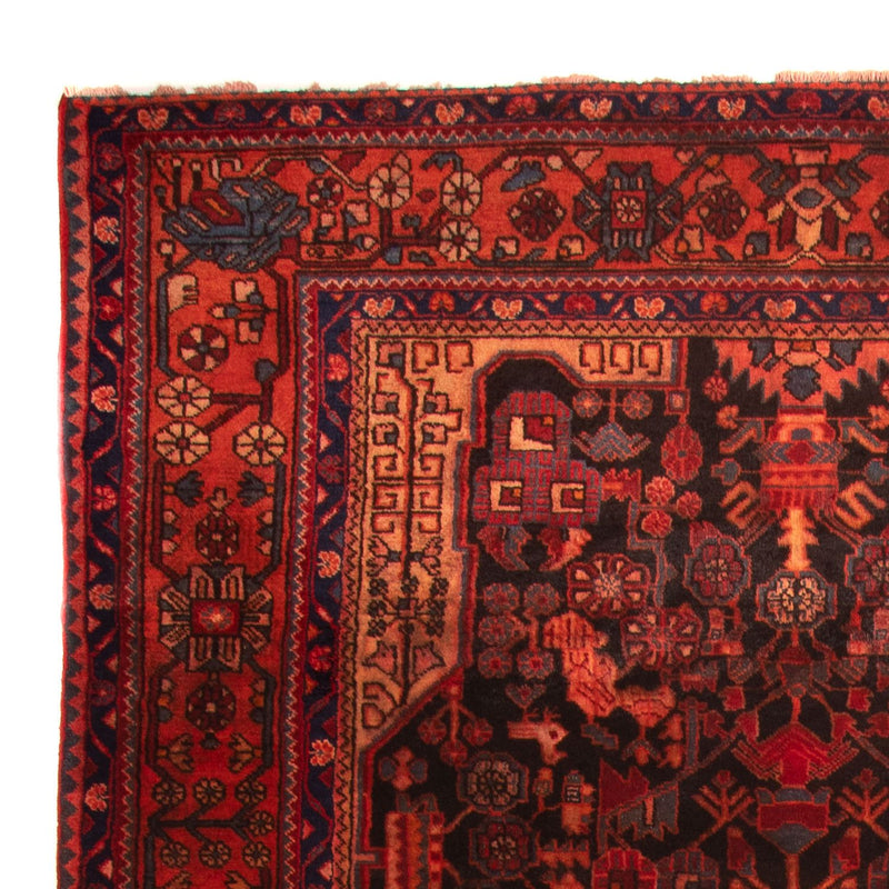 Persisk matta - Nomadic - 348 x 185 cm - mörkröd