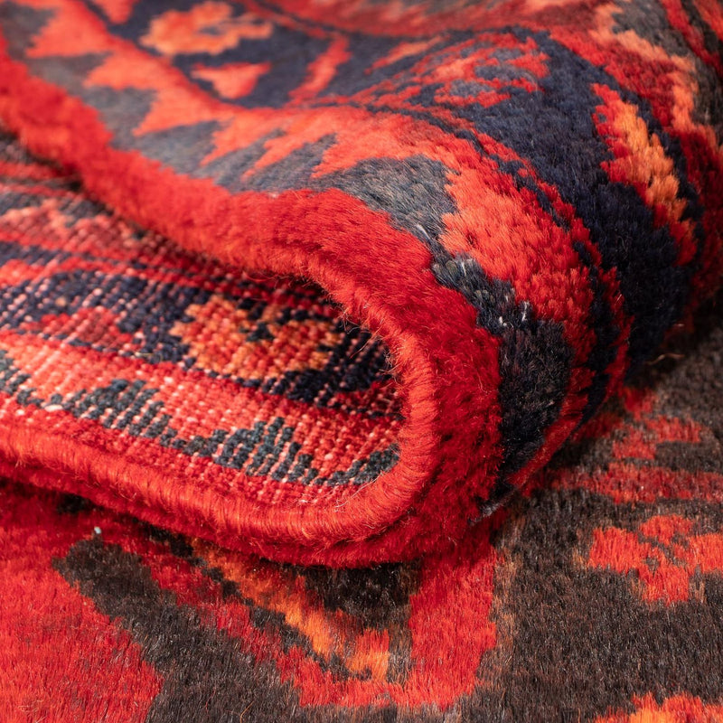 Persisk matta - Nomadic - 348 x 185 cm - mörkröd