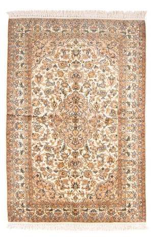 Sidenmatta - Kashmir Silk - 150 x 96 cm - grädde