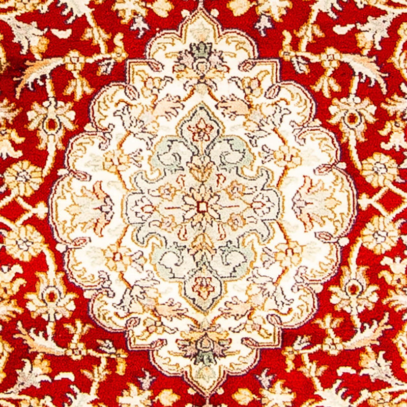 Sidenmatta - Kashmir Silk - 186 x 129 cm - röd