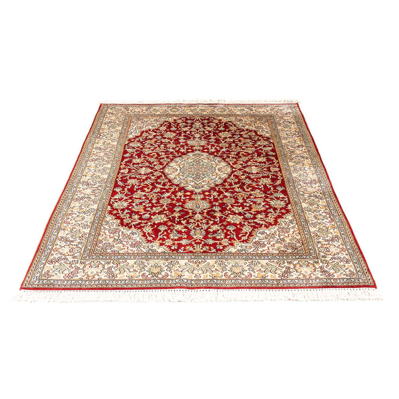 Sidenmatta - Kashmir Silk - 186 x 129 cm - röd