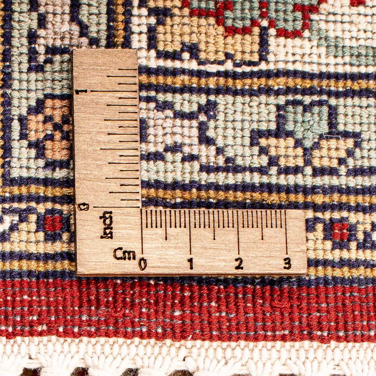 Sidenmatta - Kashmir Silk - 186 x 129 cm - röd