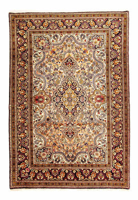 Persisk matta - Ghom - 206 x 142 cm - beige