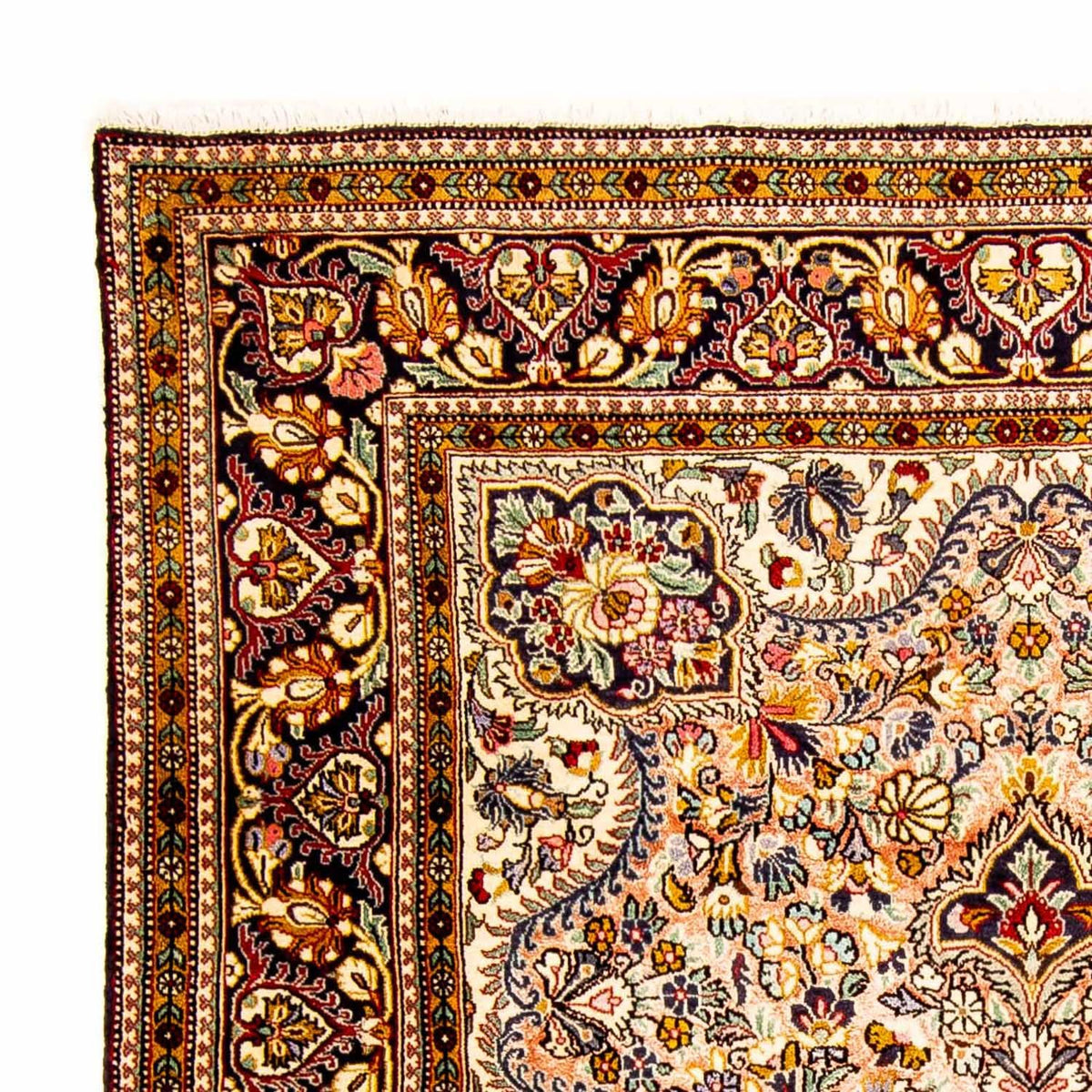 Persisk matta - Ghom - 206 x 142 cm - beige