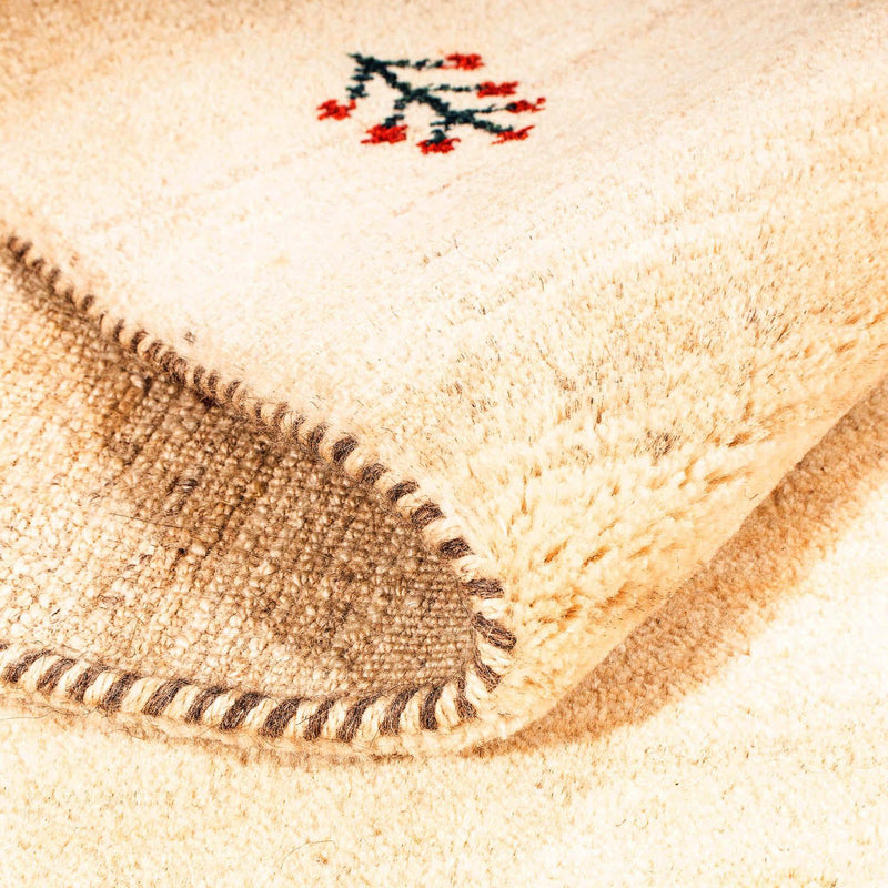 Gabbeh-matta - Loribaft Persian - 199 x 141 cm - ljusbeige