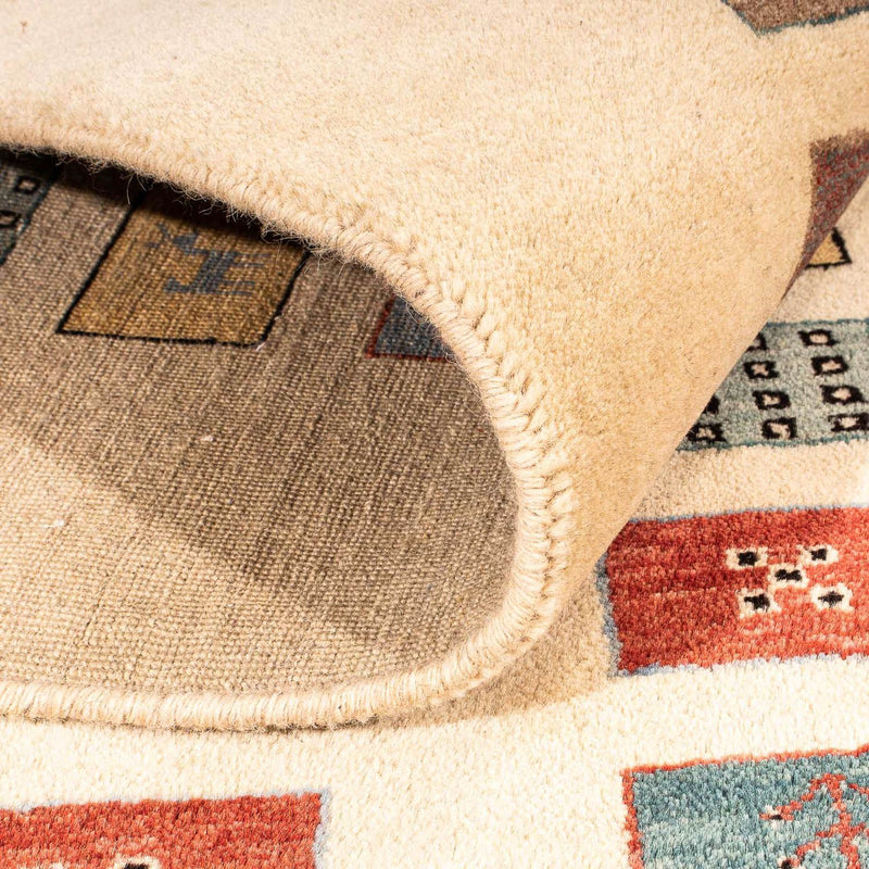 Gabbeh-matta - Loribaft Persian - 197 x 144 cm - ljusbrun