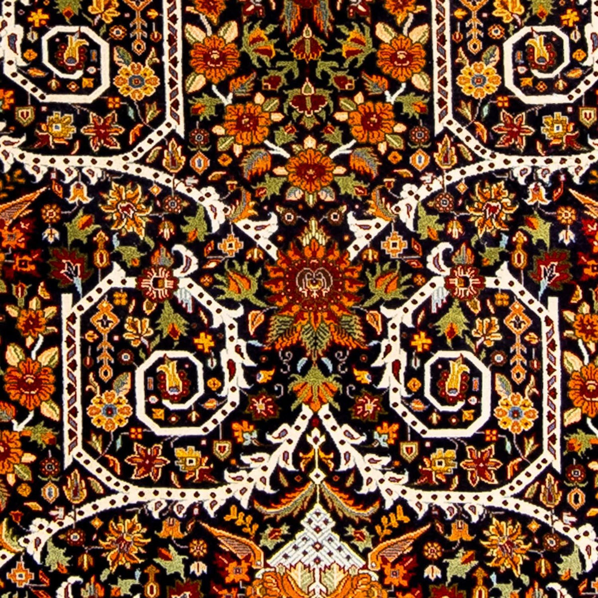 Persisk matta - Ghom - 216 x 116 cm - röd