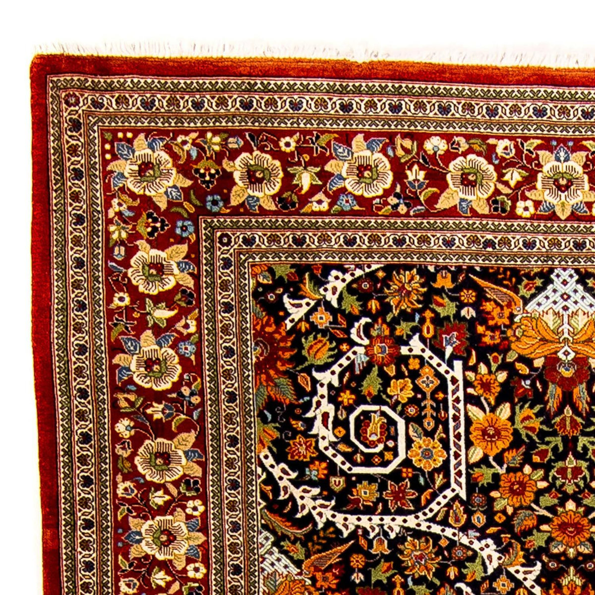 Qom Mattan 116x216cm - Persisk matta