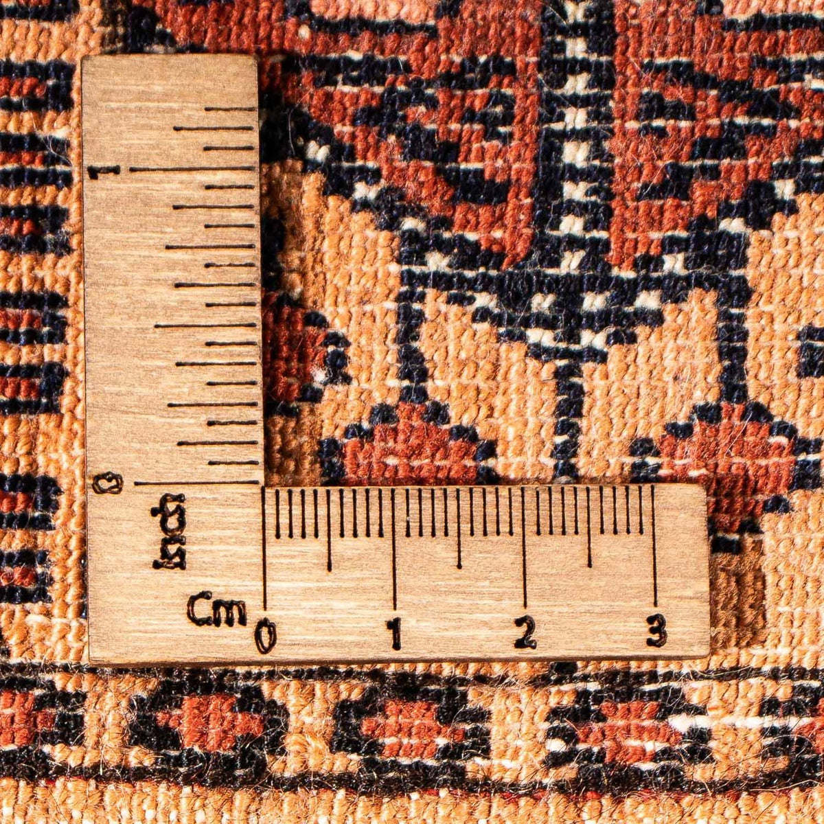 Sidenmattor - afghanskt silke - 173 x 126 cm - guld